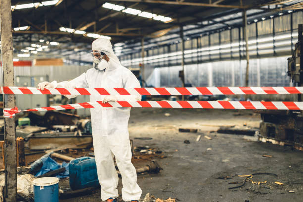 Professional Infectious Disease Decontamination technician working in Sunbury, OH